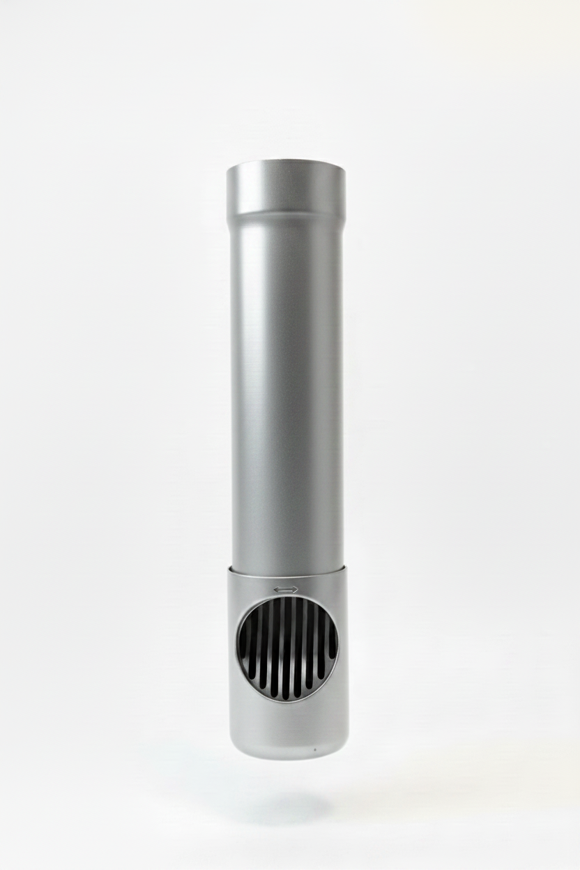 Aluminium Bladafscheider Ø 100 mm - RAL 9006