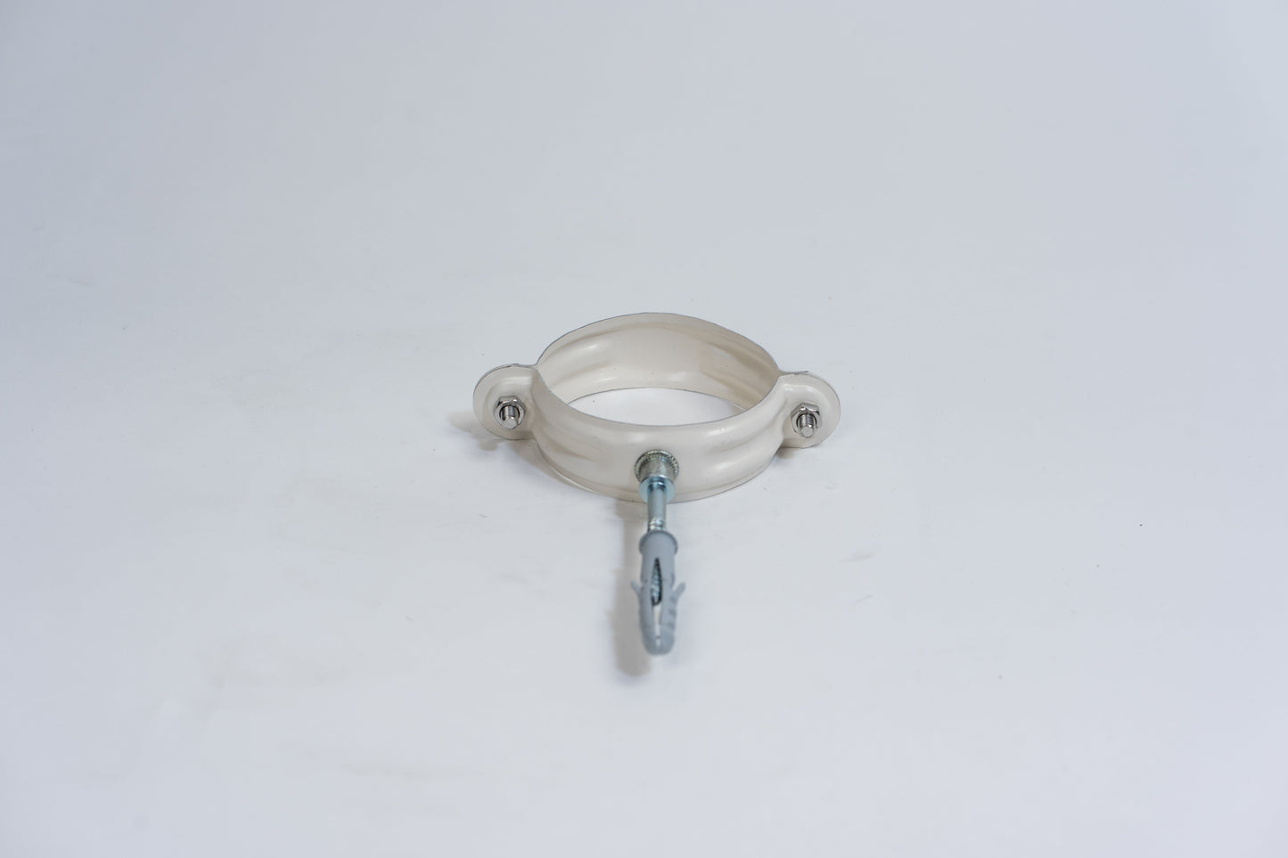 Aluminium HWA Beugel Rond Buis Ø80 Crème RAL 9001