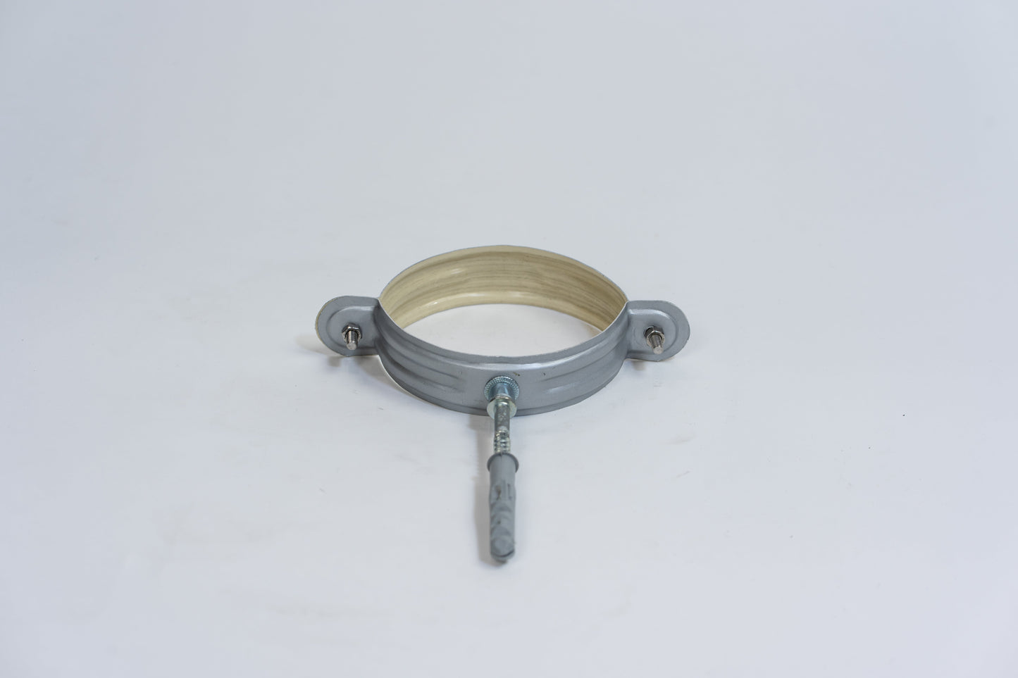 Aluminium HWA Beugel Rond Buis Ø100 Zilver RAL 9006