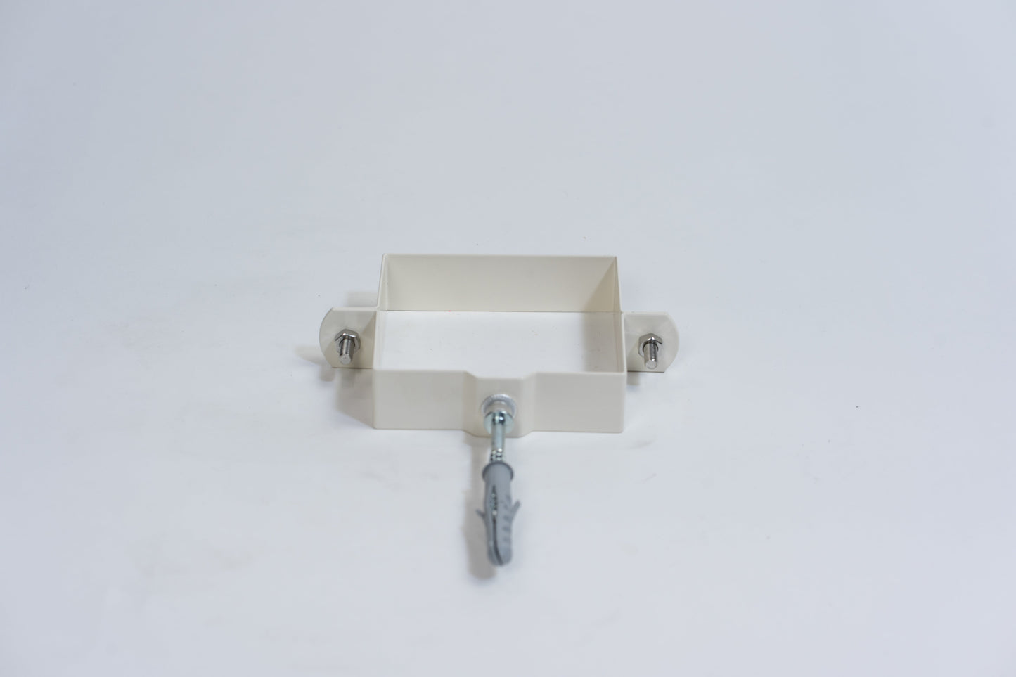 Aluminium HWA Beugel Vierkant Buis 100 Crème RAL 9001