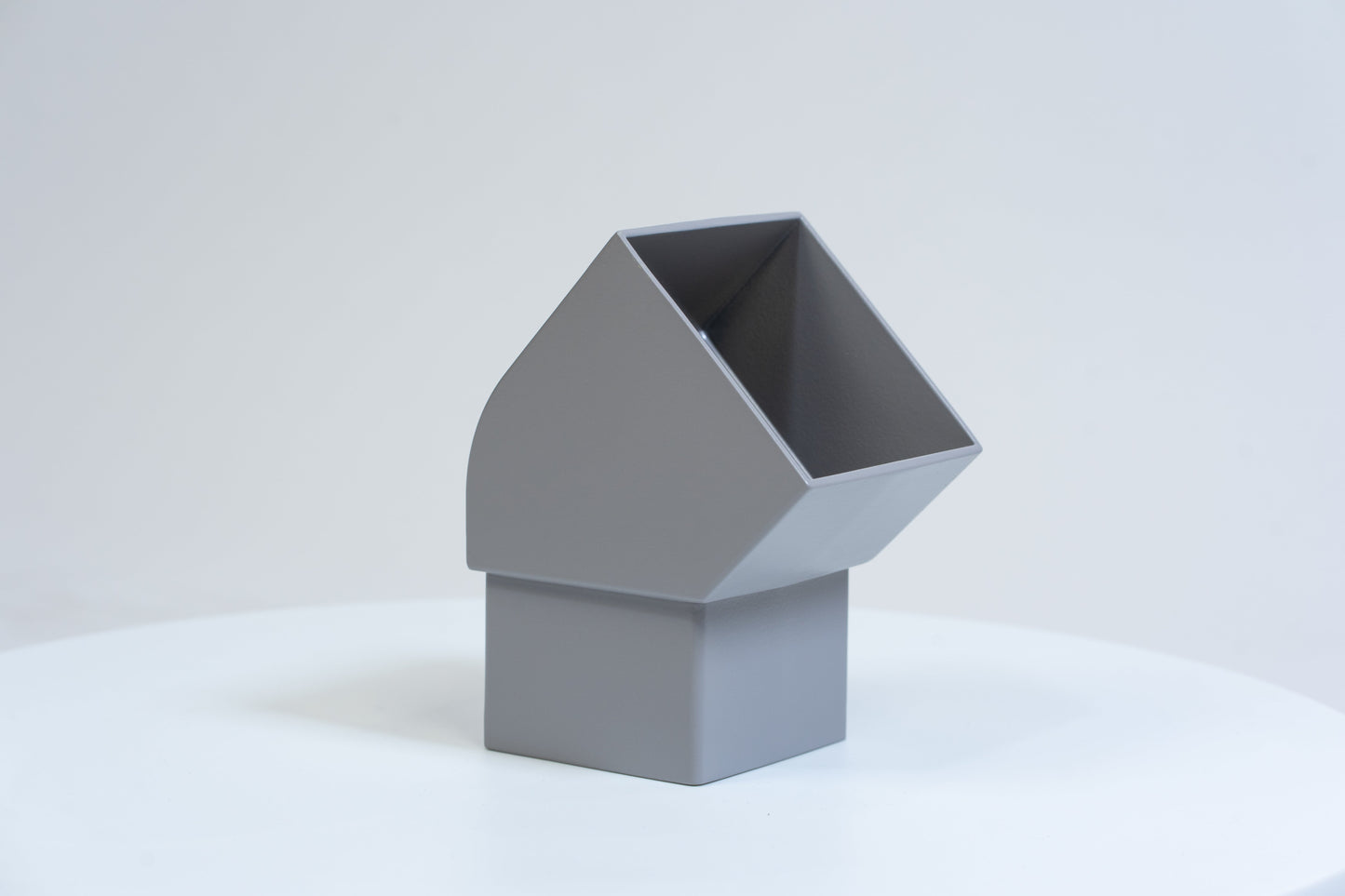 Aluminium HWA Bocht 45° Vierkant 80 Grijs RAL7036