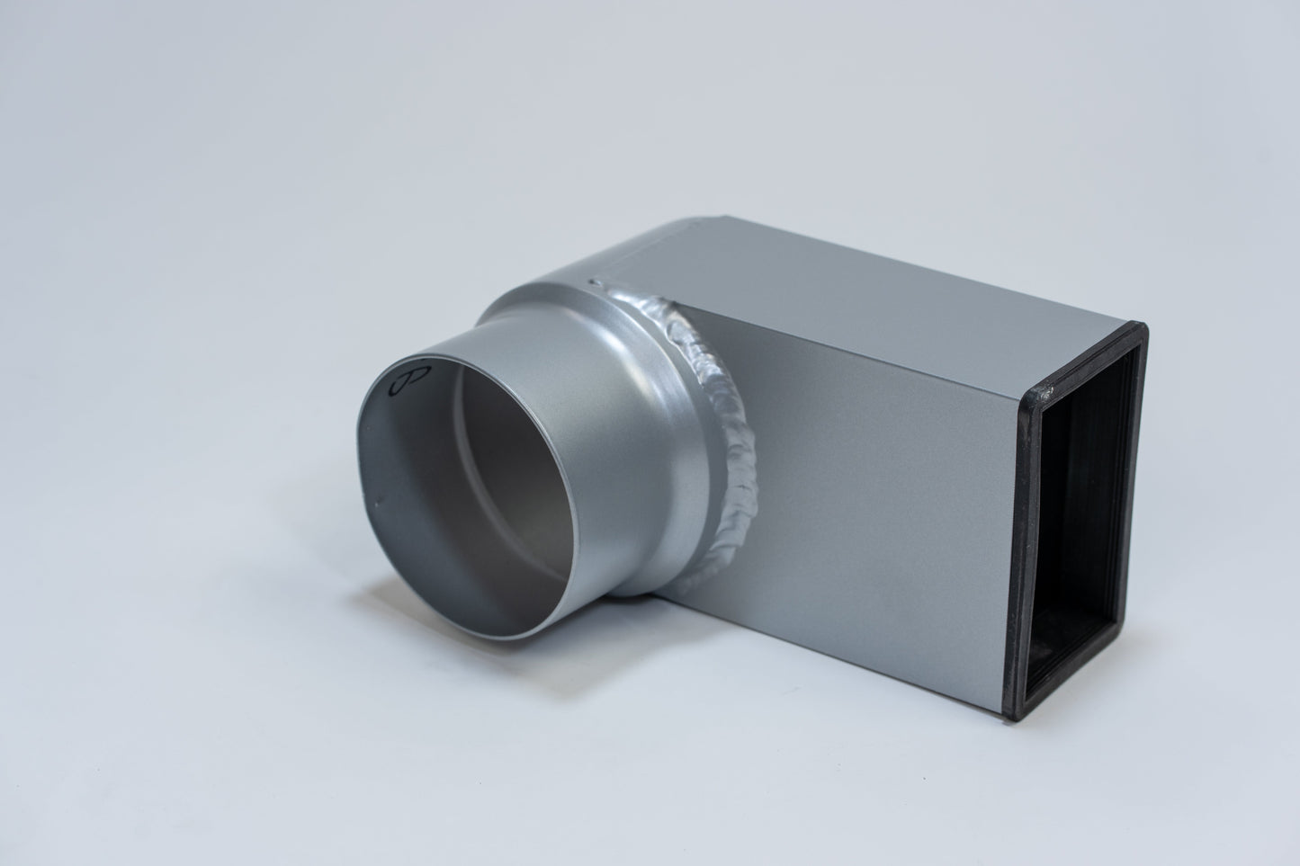 Aluminium HWA Stadsuitloop 60x100 Rond Ø100 Zilver