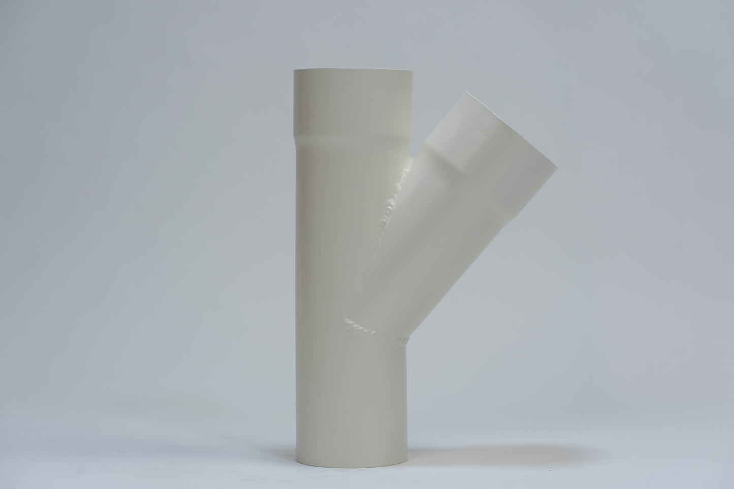 Aluminium HWA T-stuk 40° Rond Ø80 Crème