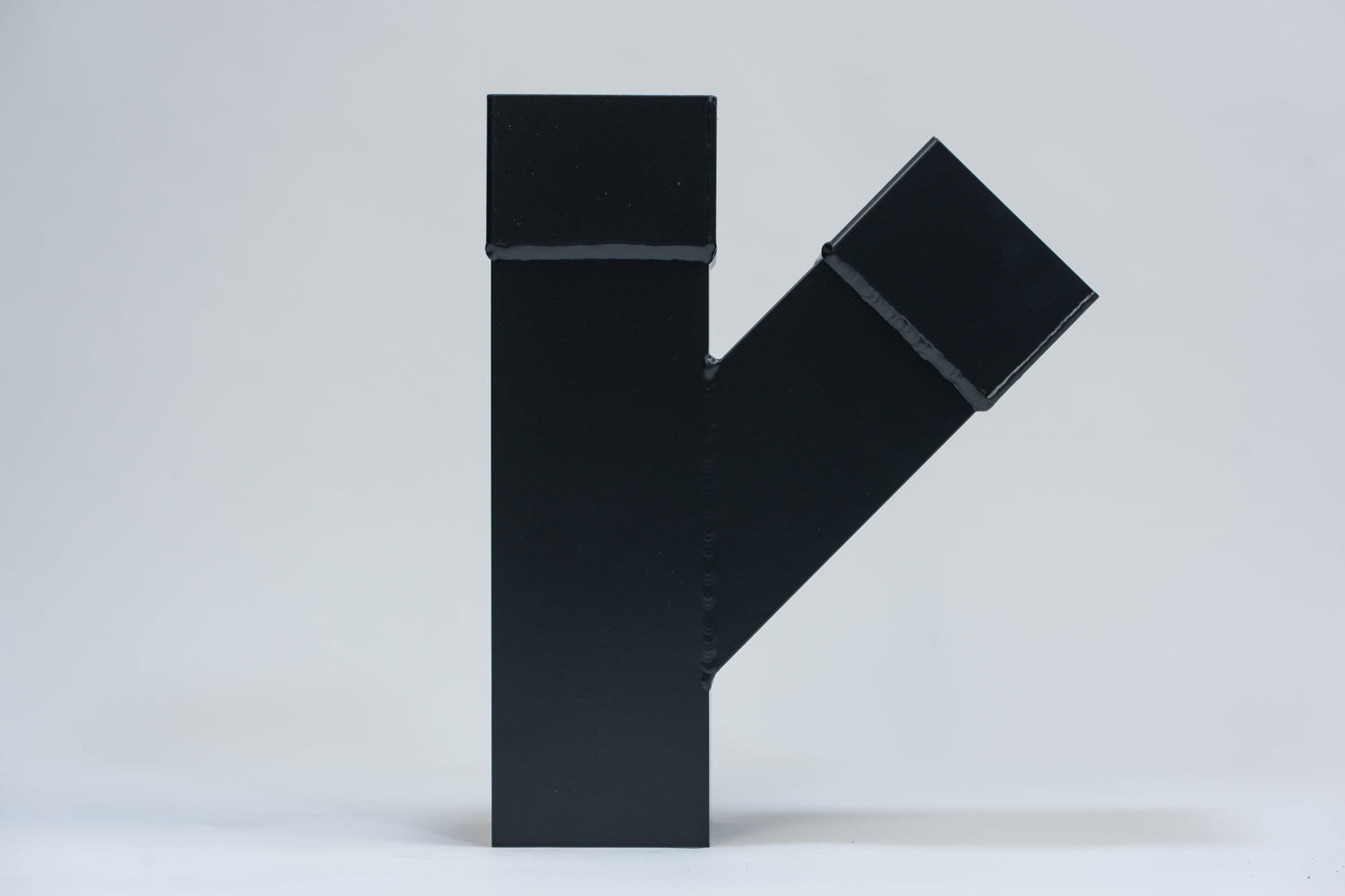 Aluminium HWA T-stuk 45° vierkant 80 Antraciet