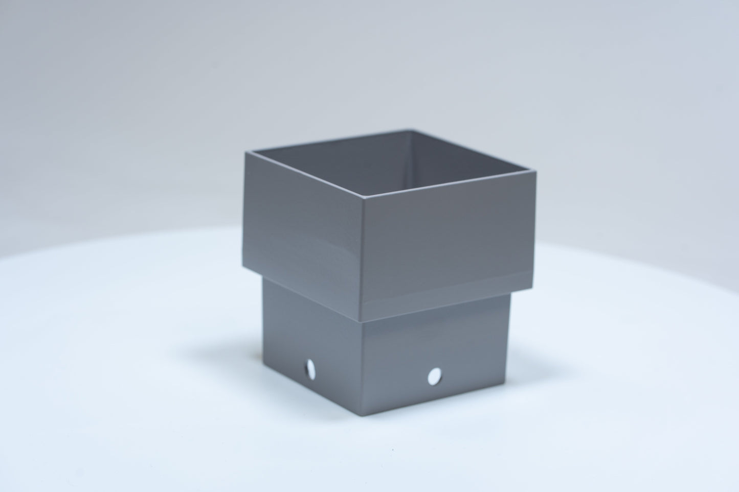 Aluminium HWA Mof Vierkant 80 Grijs