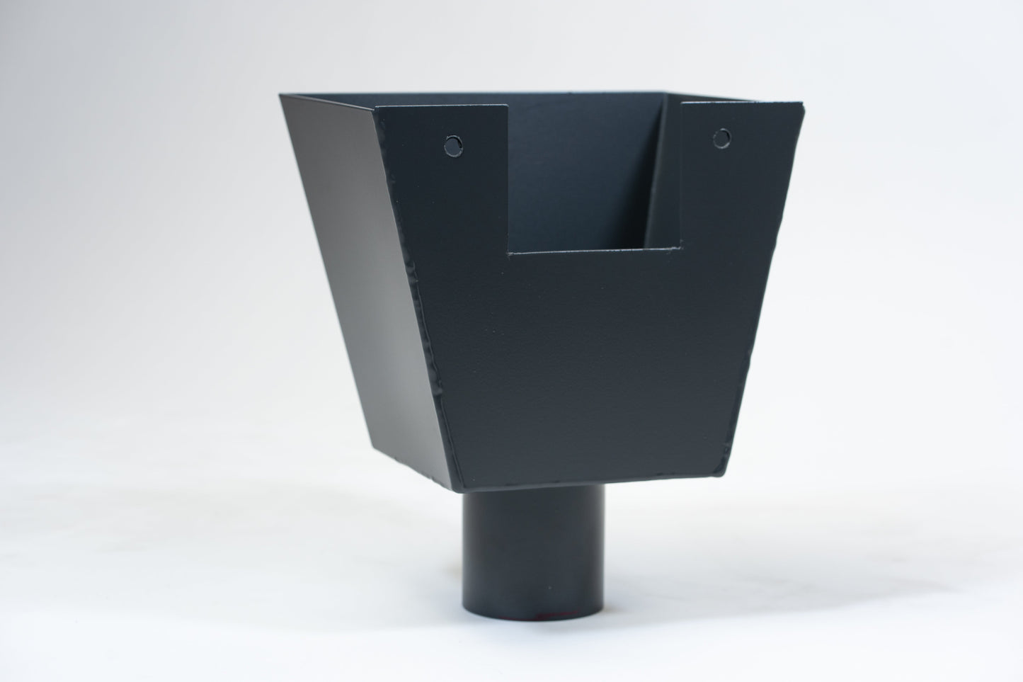 Aluminium Vergaarbak Vierkant 200x250 Ø80mm Antraciet