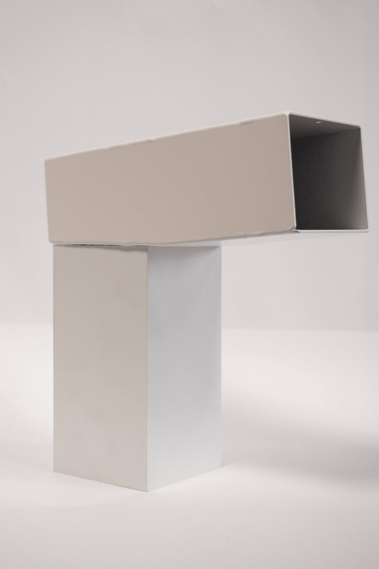 Aluminium HWA Vierkante Stadsuitloop 60x100 Uitloop Rond Ø80 - Kleur n.t.b.