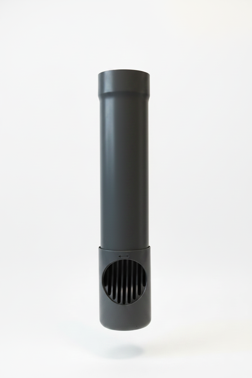 Aluminium Bladafscheider Ø 100 mm - RAL 7016