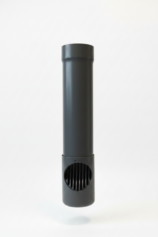 Aluminium Draaibare Bladafscheider Ø 100 mm - RAL-7016