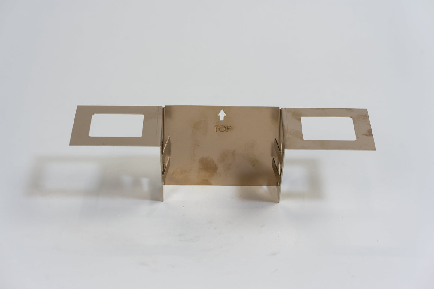 RVS Inmetselbeugel (Magnelis) Vierkante HWA Buis Ø100