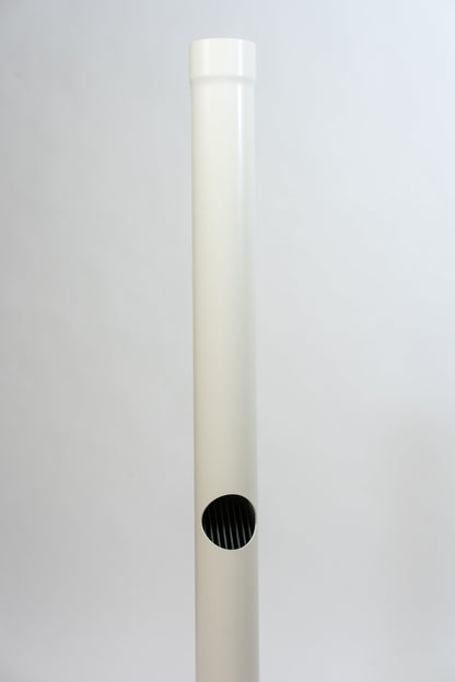 Aluminium HWA Bladafscheider Rond 80 Crème RAL9001