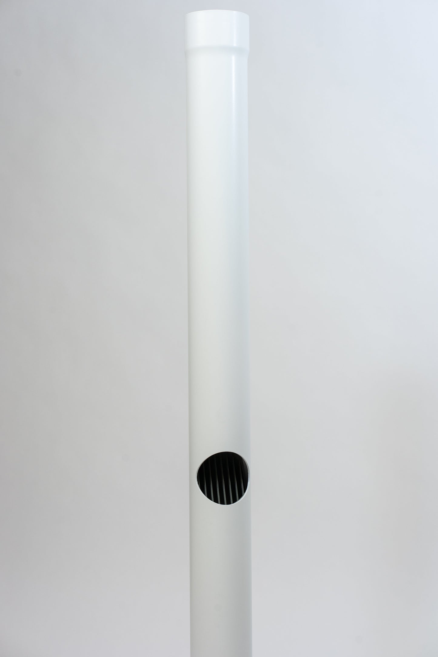 Aluminium HWA Bladafscheider Rond 80 Wit RAL9010