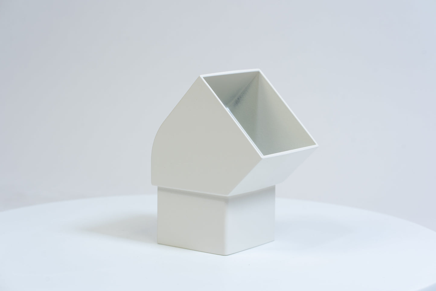 Aluminium HWA Bocht 45° Vierkant 80 Créme RAL9001