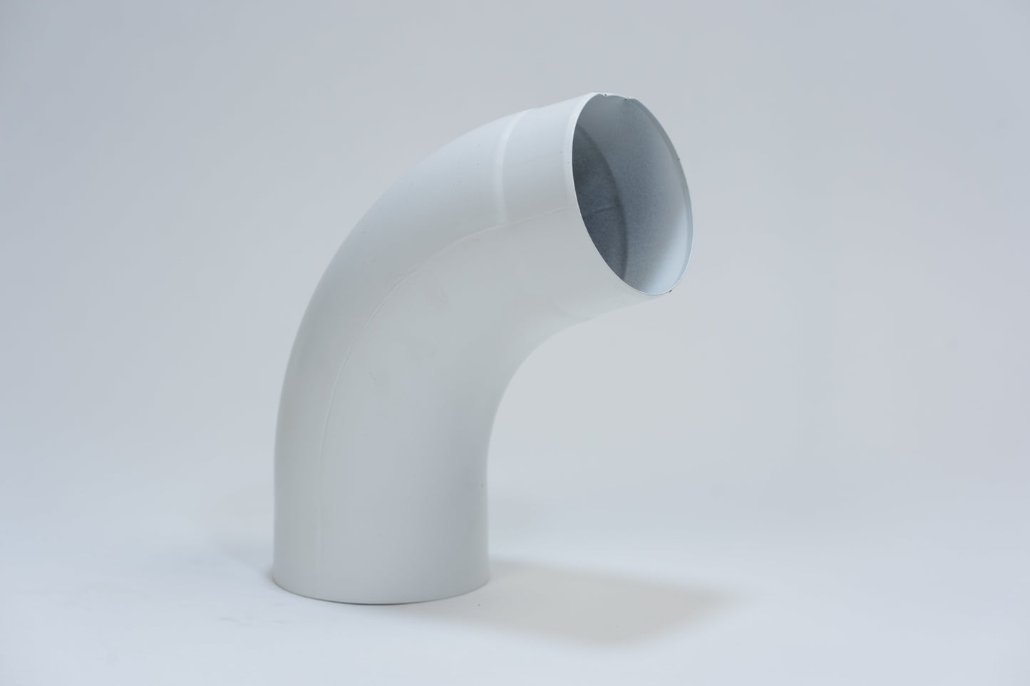 Aluminium HWA Bocht 72° Rond Ø100 Wit