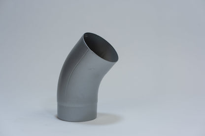 Aluminium HWA Bocht 40° Rond Ø100 Zilver