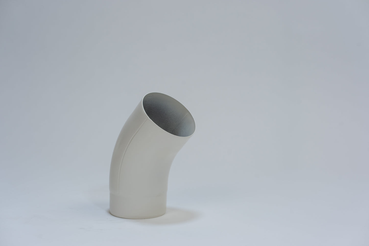 Aluminium HWA Bocht 40° Rond Ø80 Crème