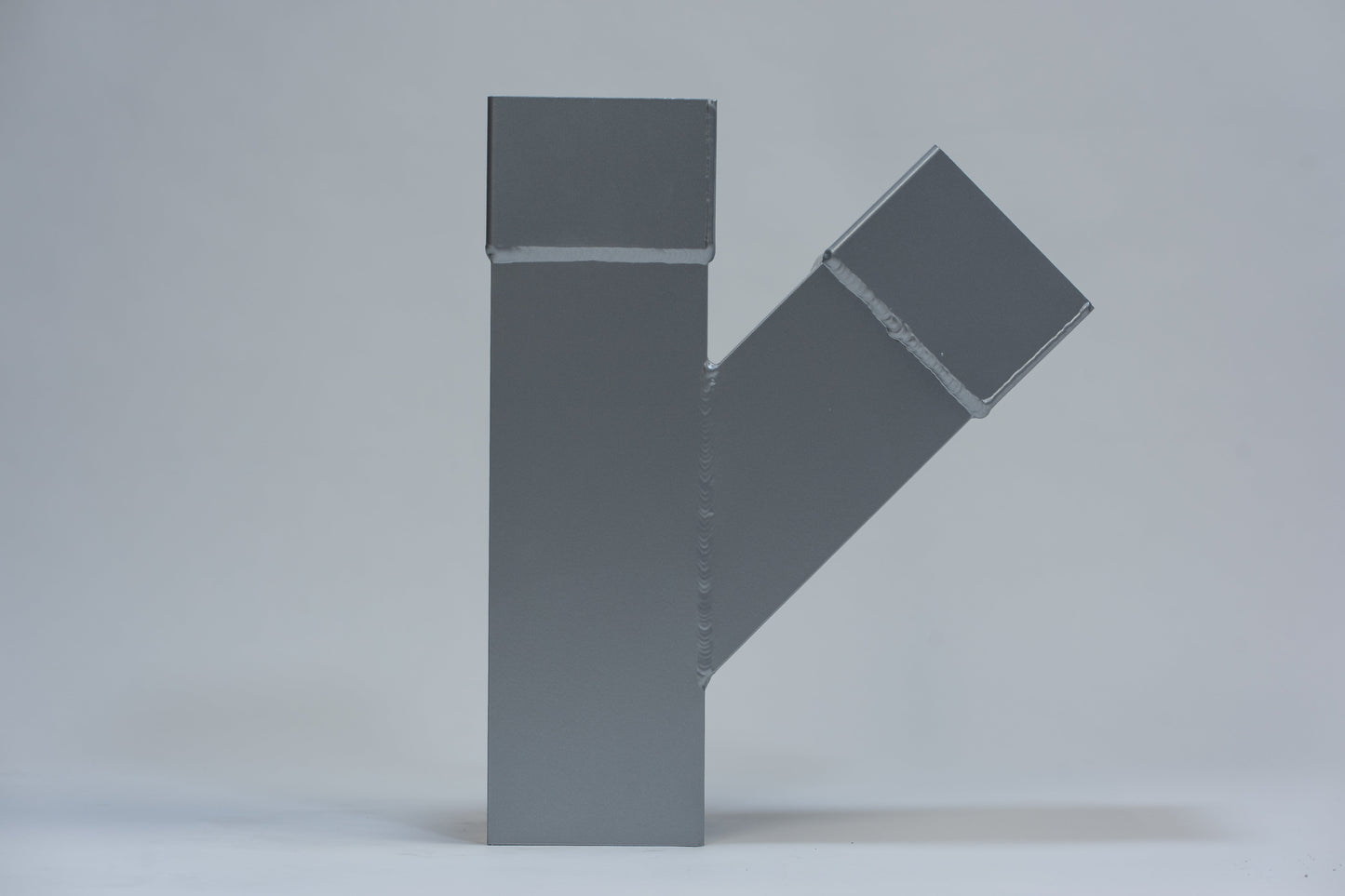 Aluminium HWA T-stuk 45° vierkant 80 - Kleur n.t.b.