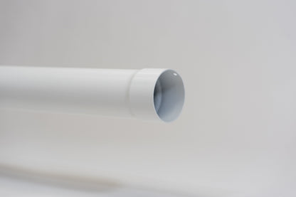 Aluminium HWA Buis Rond Ø80 mm Wit RAL-9010